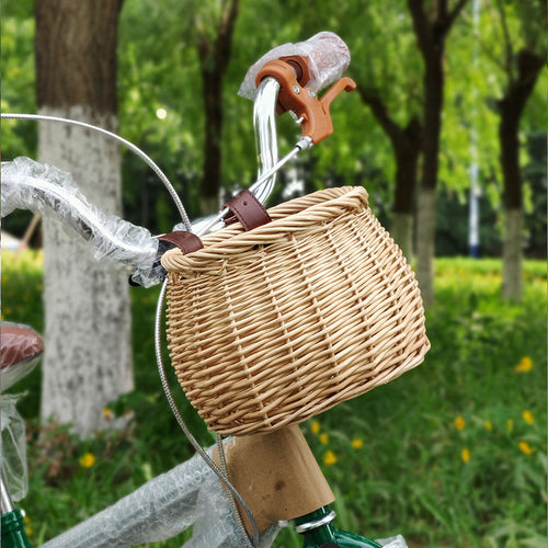 Woven Bicycle Storage Basket Bowlift