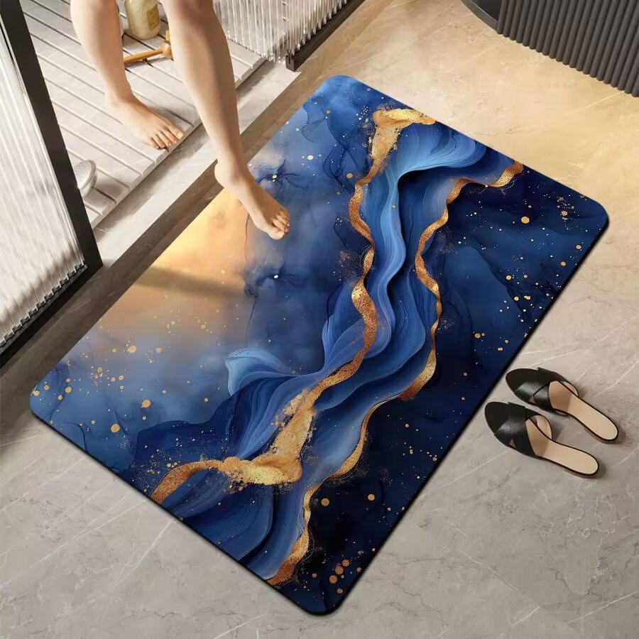 Luxurious Marble Finish Mat Bowlift
