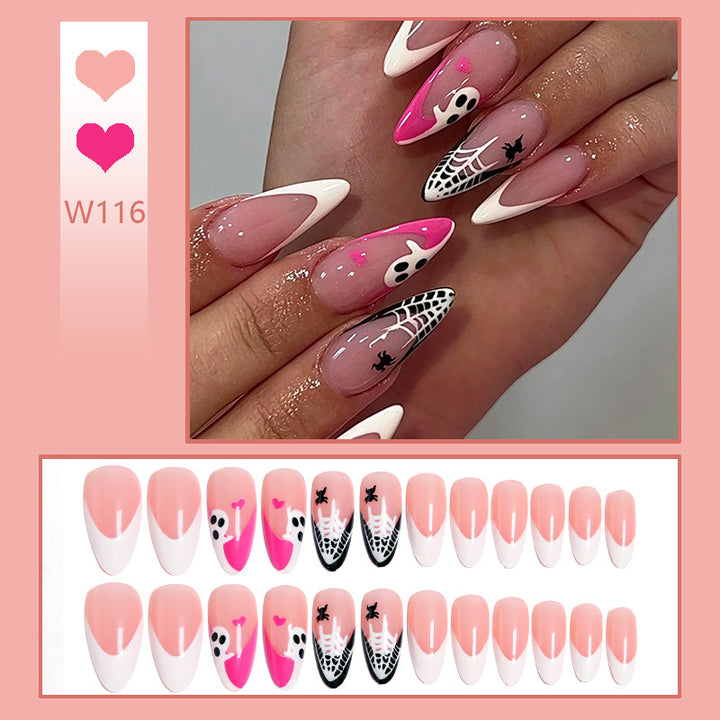 Halloween-themed artificial nails Bowlift