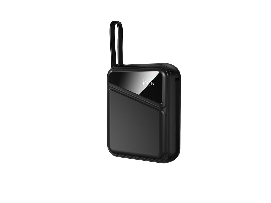 Portable power bank with intelligent LED display and fast charging function Bowlift