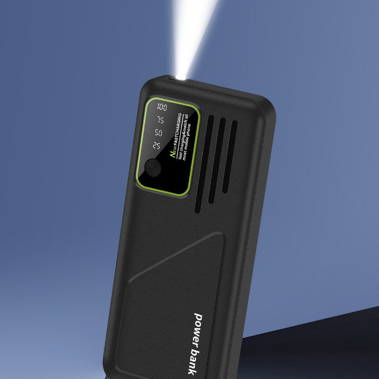 Portable power bank with digital charging display and intelligent fast charging Bowlift