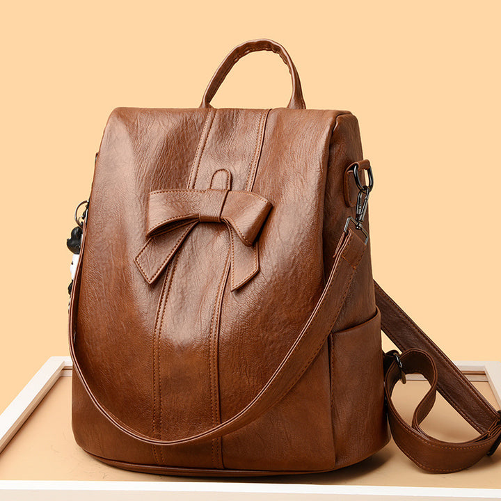 Stylish Bow-Accented Backpack Bowlift