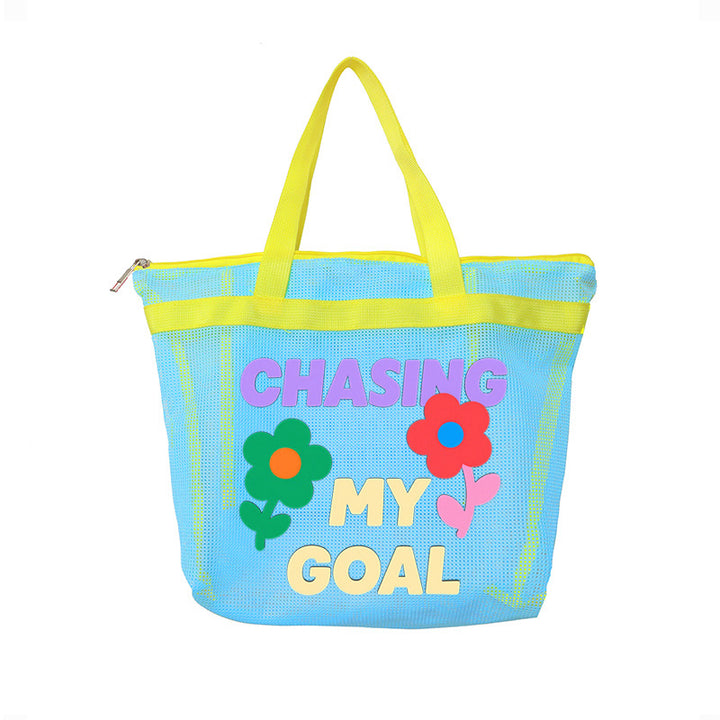 Casual Beach Bag in Playful Design Bowlift