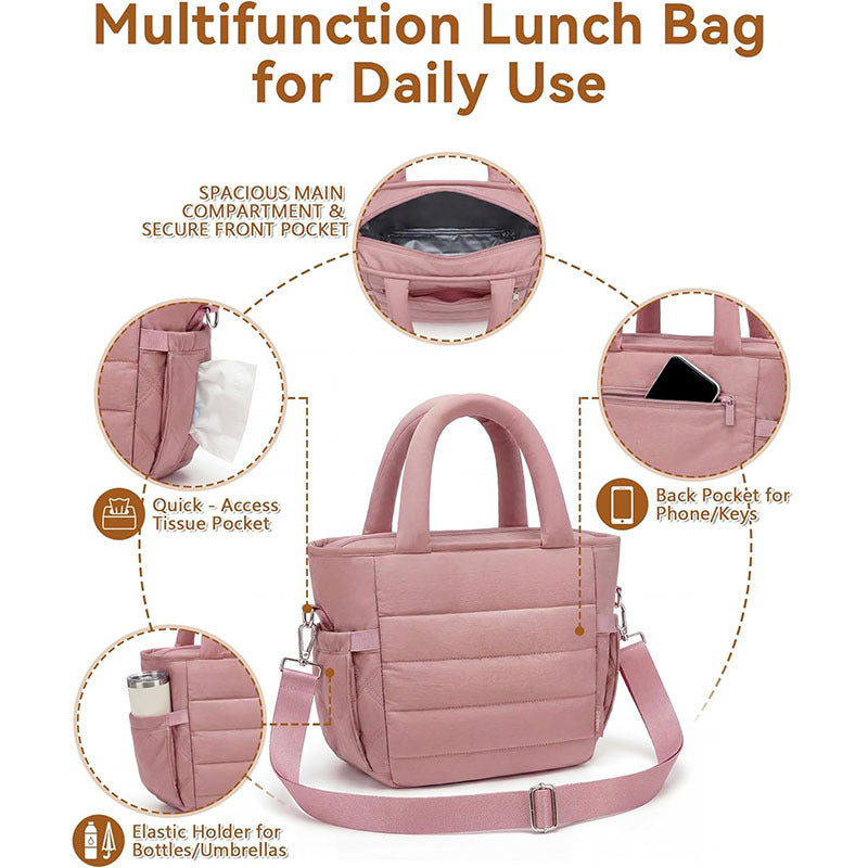 Insulated lunch and shopping bag Bowlift