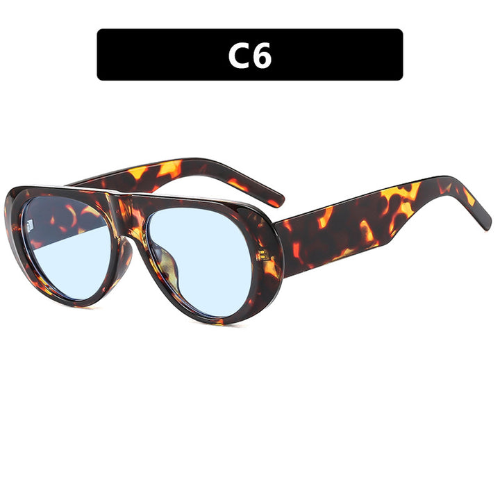 Women's fashionable sunglasses with futuristic design and polarized lenses Bowlift