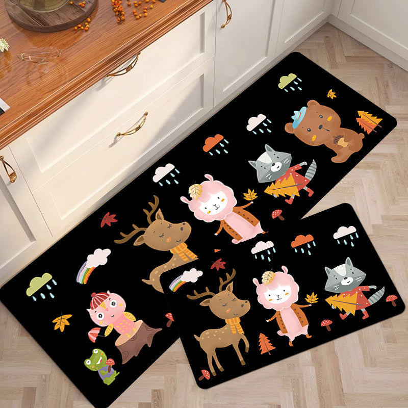 Cute Bear-Themed Kitchen Mat Bowlift