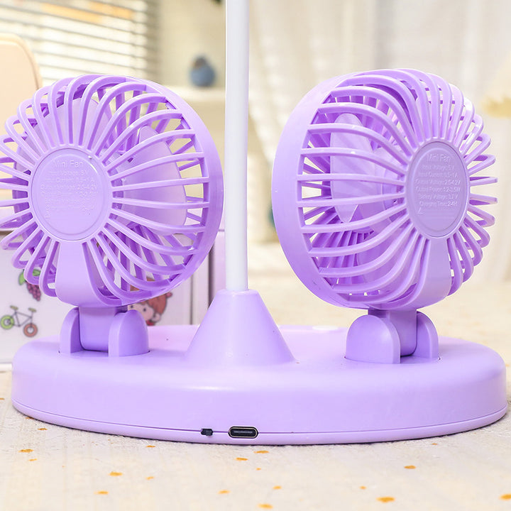 Ladies Multifunctional Table Lamp with Integrated Fans Bowlift