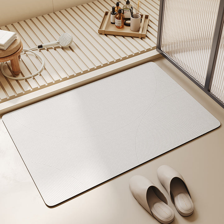 Stylish Geometric Pattern Bath Mat Bowlift
