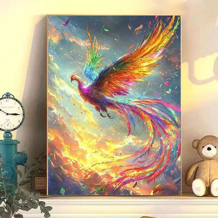 Abstract Phoenix Wall Art Print Bowlift
