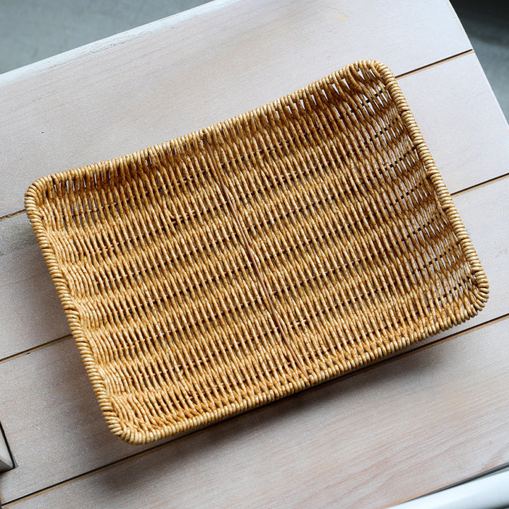 Gourmet Handmade Woven Serving Tray Bowlift