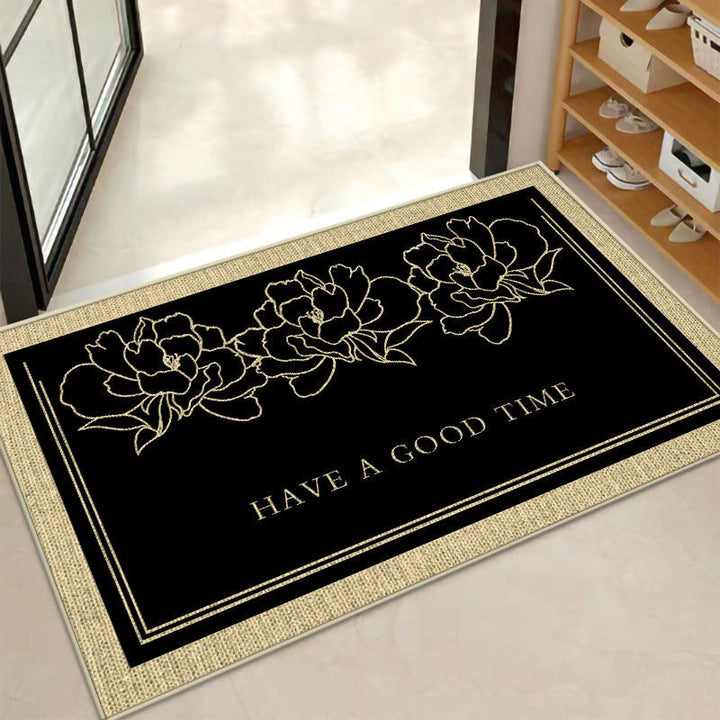 Decorative Star-patterned Bath Mat Bowlift