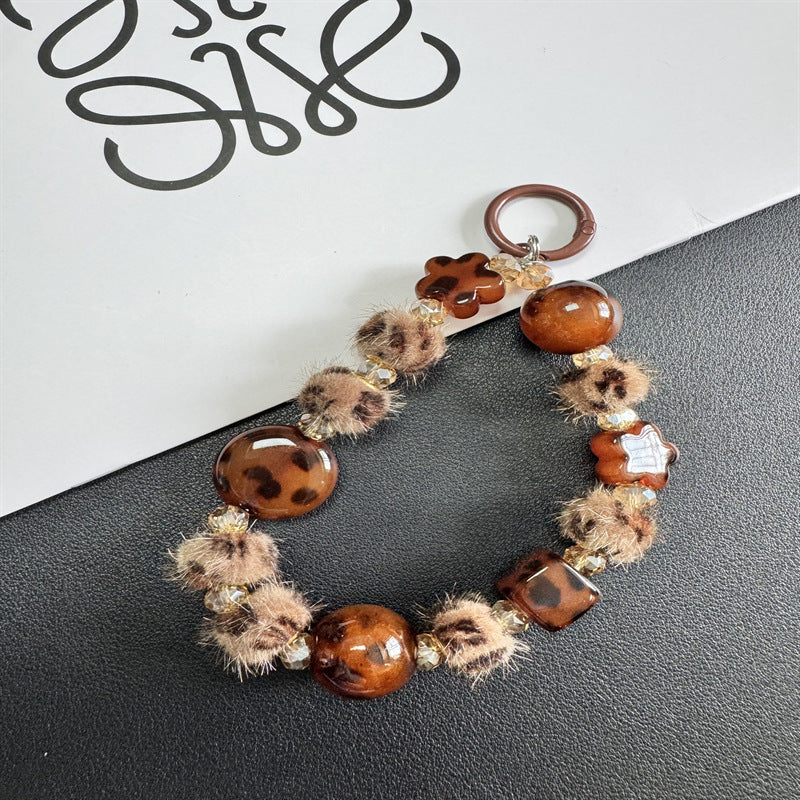 Beaded Charm Keychain Bowlift 1790135765