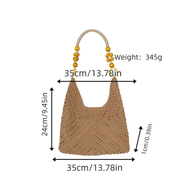 Handbag with Bohemian crochet look Bowlift