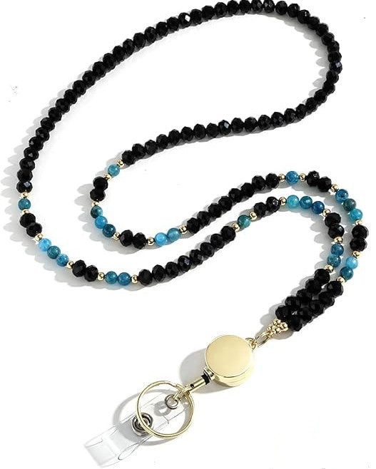 Beaded Eyewear Retractable Lanyard Bowlift