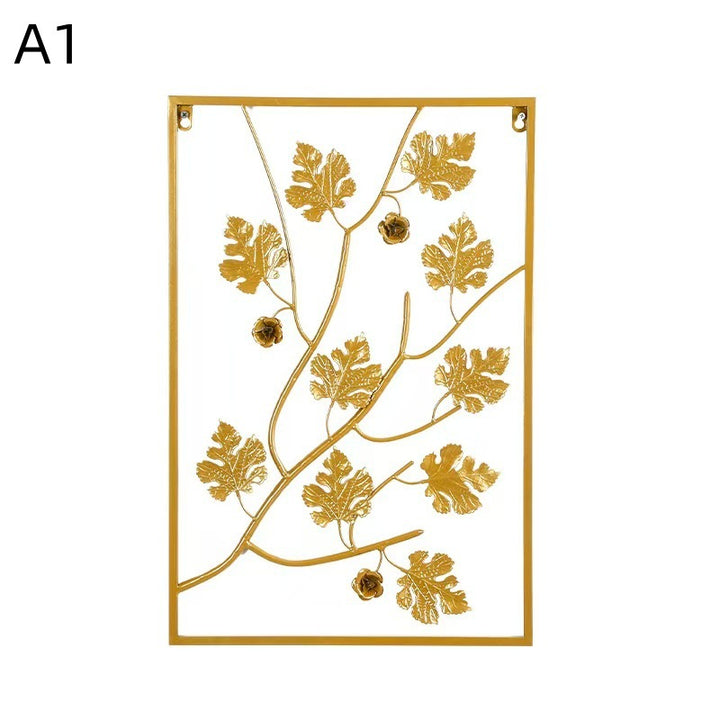 Floral Metal Wall Artwork Bowlift