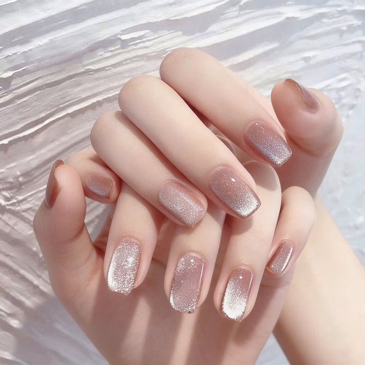 Stylish Ombre Glitter Nail Art Enhancements Bowlift
