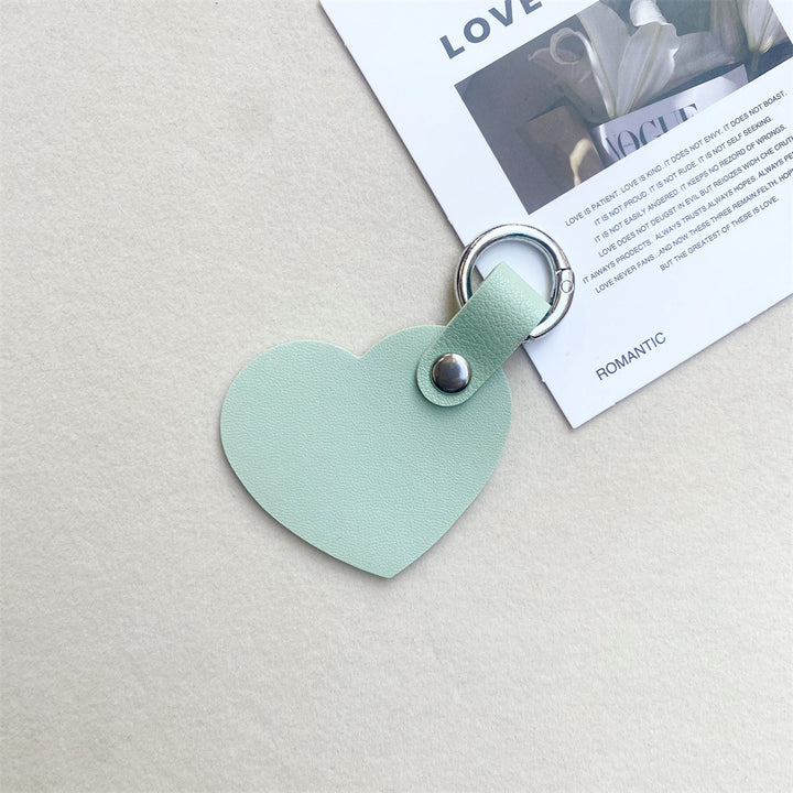 Leather Heart-Shaped Keychain Bowlift