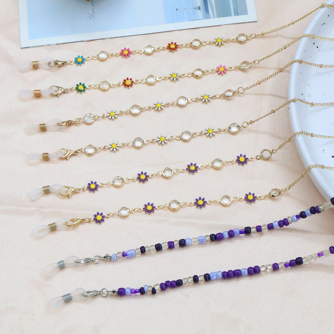 Beaded Eyewear Chain Holder Bowlift