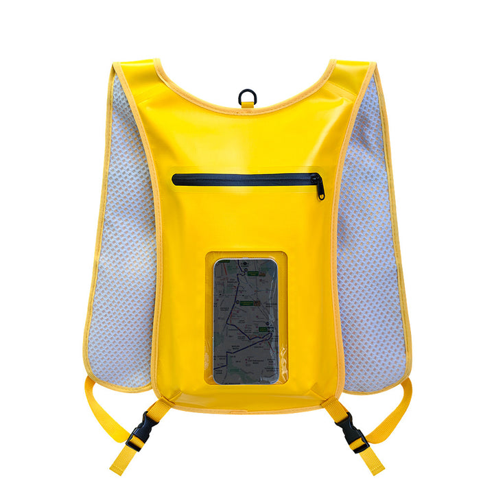 Waterproof Smartphone Backpack with Transparent Front Pocket Bowlift