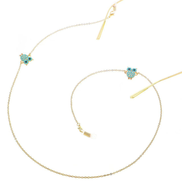 Decorative Owl Eyewear Chain Bowlift