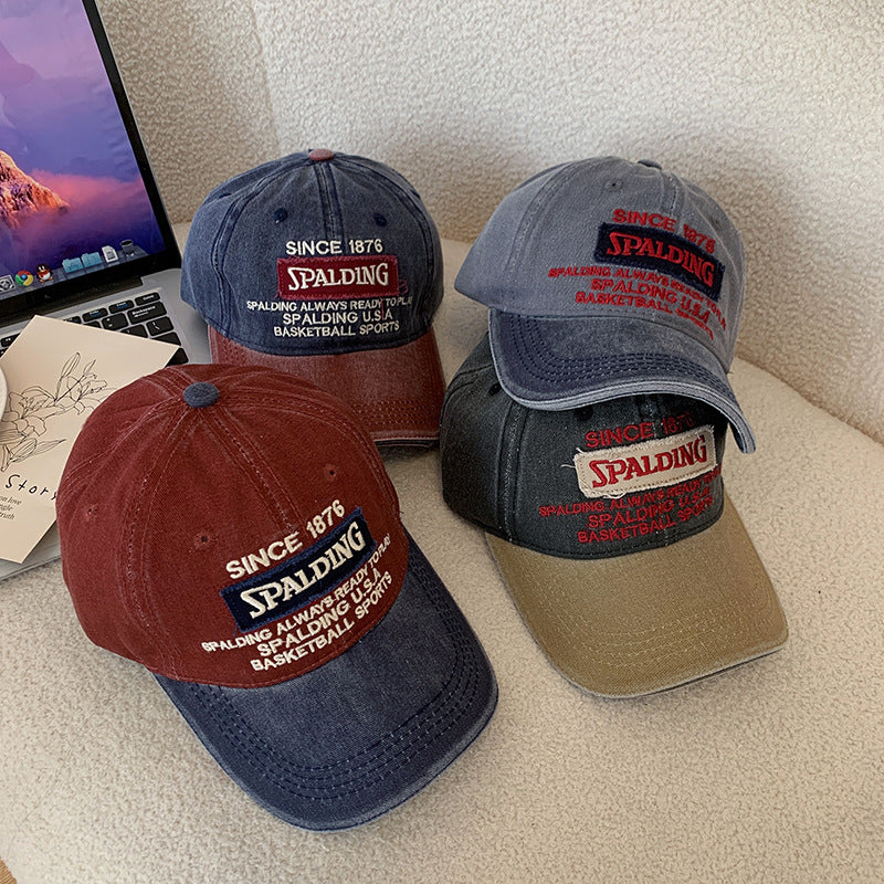 Men's Casual Denim Baseball Cap Bowlift