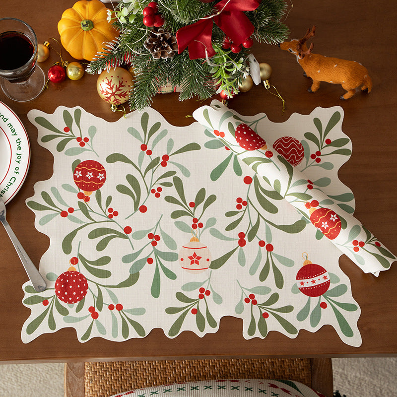 Festive wavy table runner Bowlift