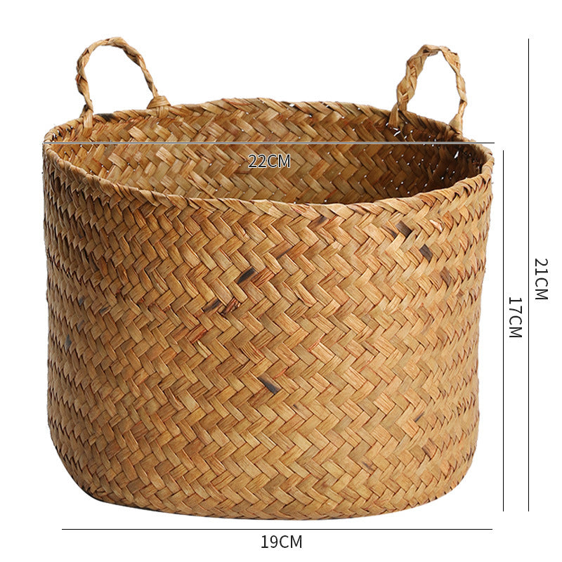 Multi-Functional Handwoven Storage Basket Bowlift