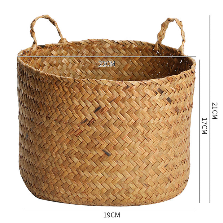 Multi-Functional Handwoven Storage Basket Bowlift
