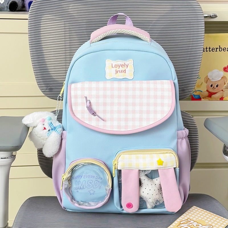 Playful Cartoon-Themed Backpack Bowlift
