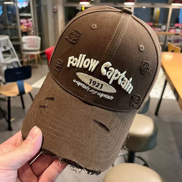 Men's Distressed Graphic Baseball Cap Bowlift 1784270078