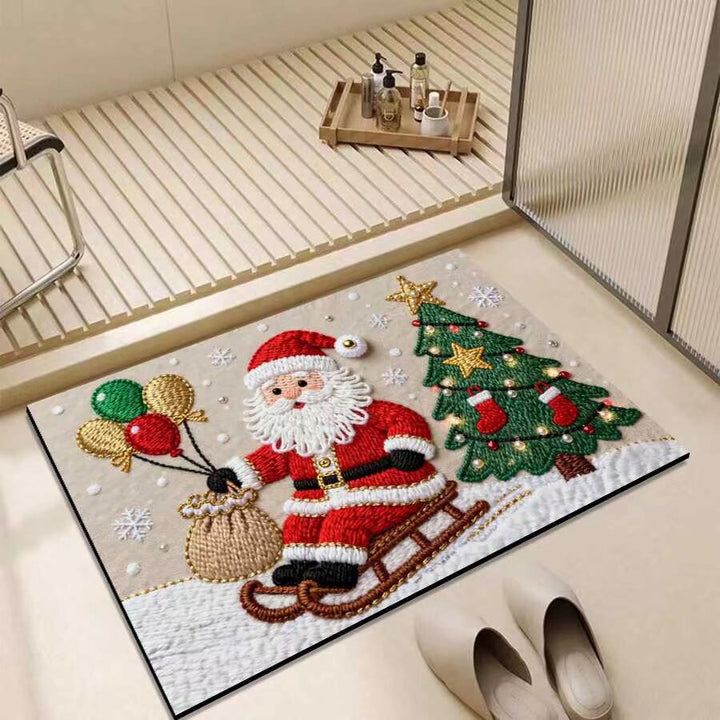 Christmas-Themed Entrance Mat Bowlift