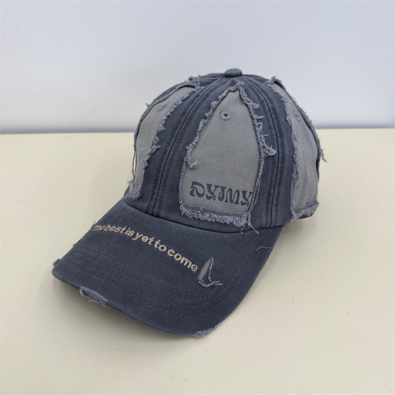 Men's Distressed Vintage Graphic Baseball Cap Bowlift