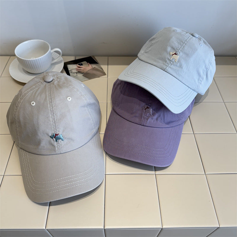 Women's Casual Washed Cotton Baseball Cap Bowlift