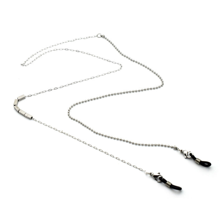 Stylish Geometric Chain Eyewear Holder Bowlift