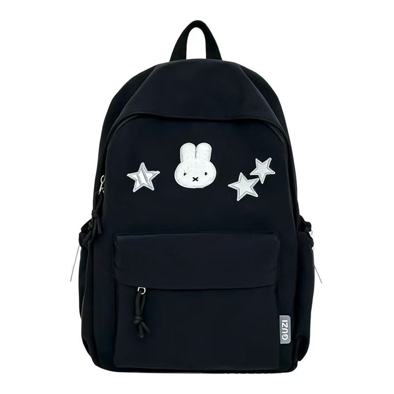 Charming Character-Embroidered Backpack Bowlift