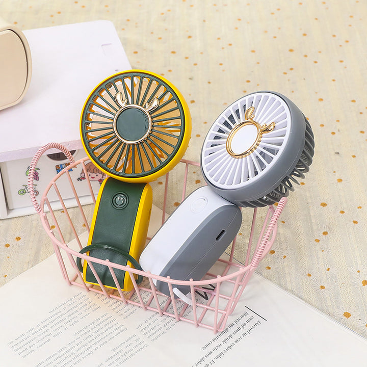Women Portable Mini Fan in Playful Design Bowlift