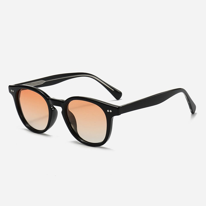 Women's Round Sunglasses with Stylish Pattern and UV Protection Bowlift