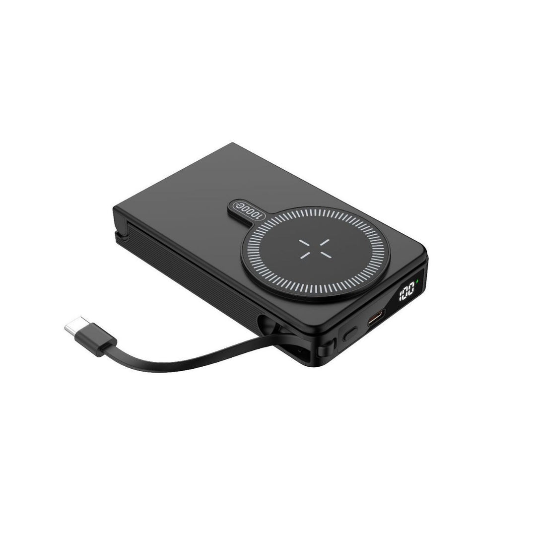 Portable power bank with fast induction charging function and digital battery level display Bowlift