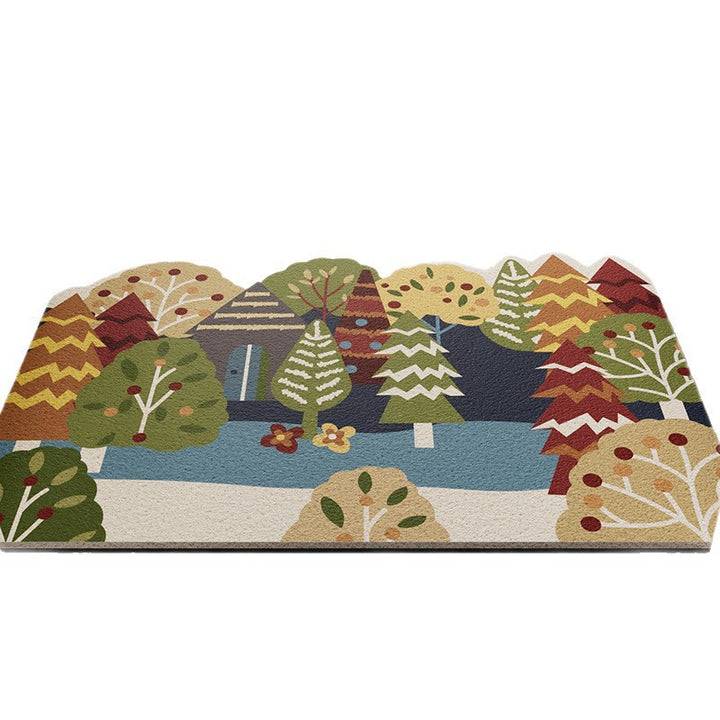 Forest-Themed Non-Slip Bath Mat Bowlift