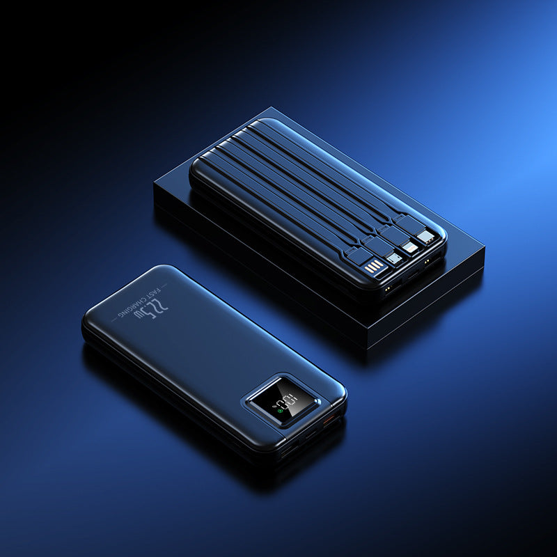 Portable power bank with advanced fast charging technology and smart LCD display Bowlift