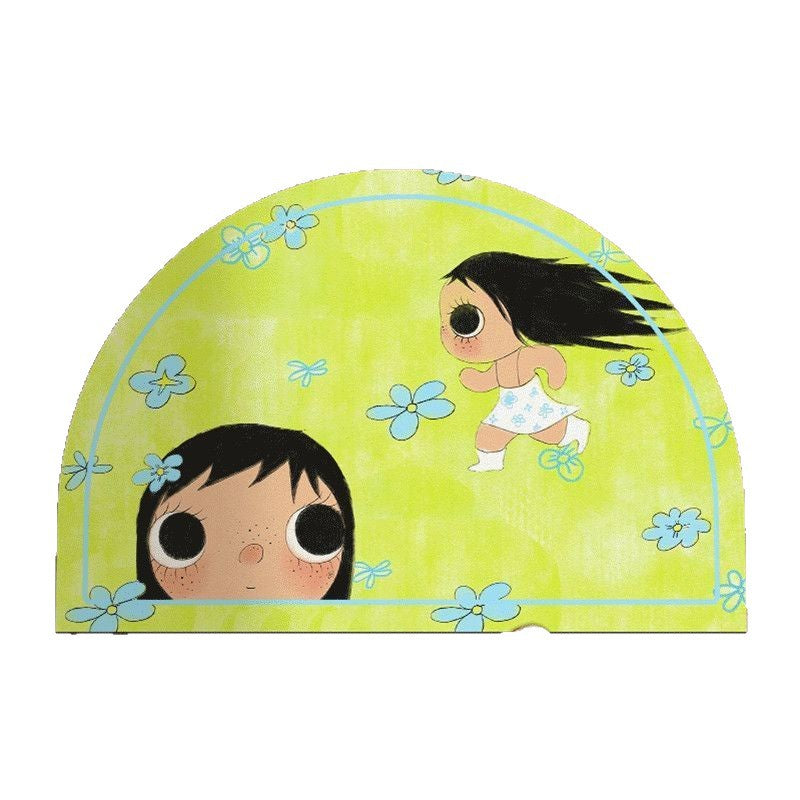 Cartoon-Themed Area Bath Mat Bowlift