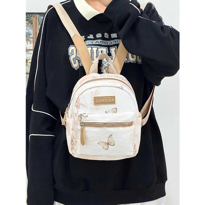 Patterned Mini Backpack Bowlift