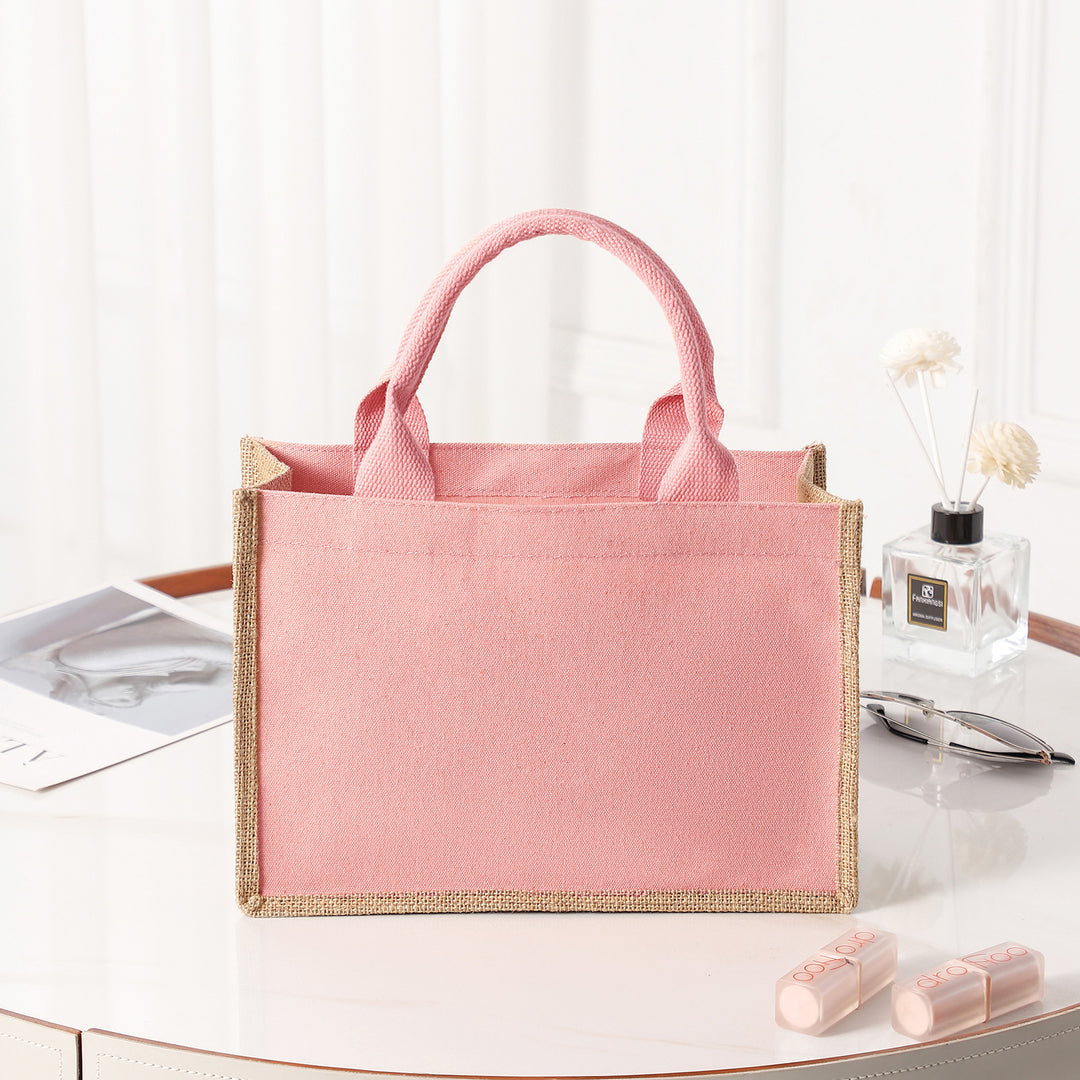 Spacious jute bag with reinforced handles Bowlift