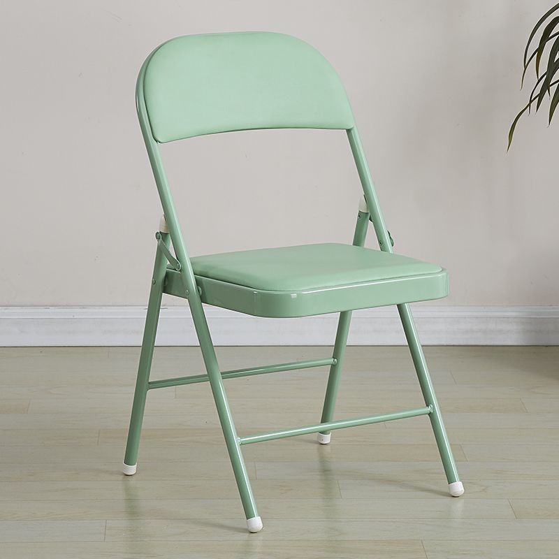 Folding chair with ergonomic design and PU upholstery Bowlift