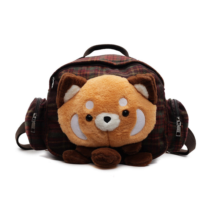 Plush backpack with animal design Bowlift
