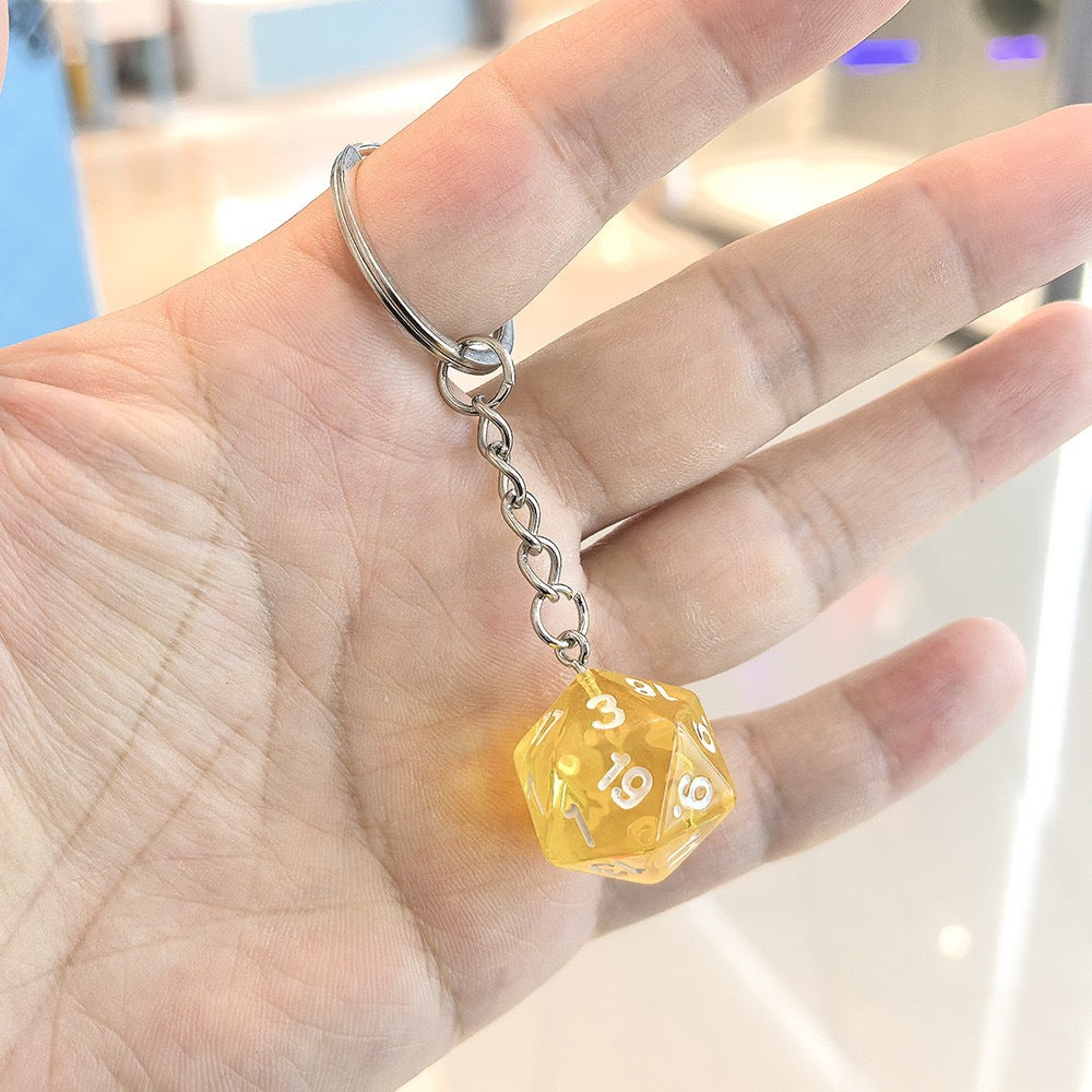 Dice-Themed Keychain Bowlift