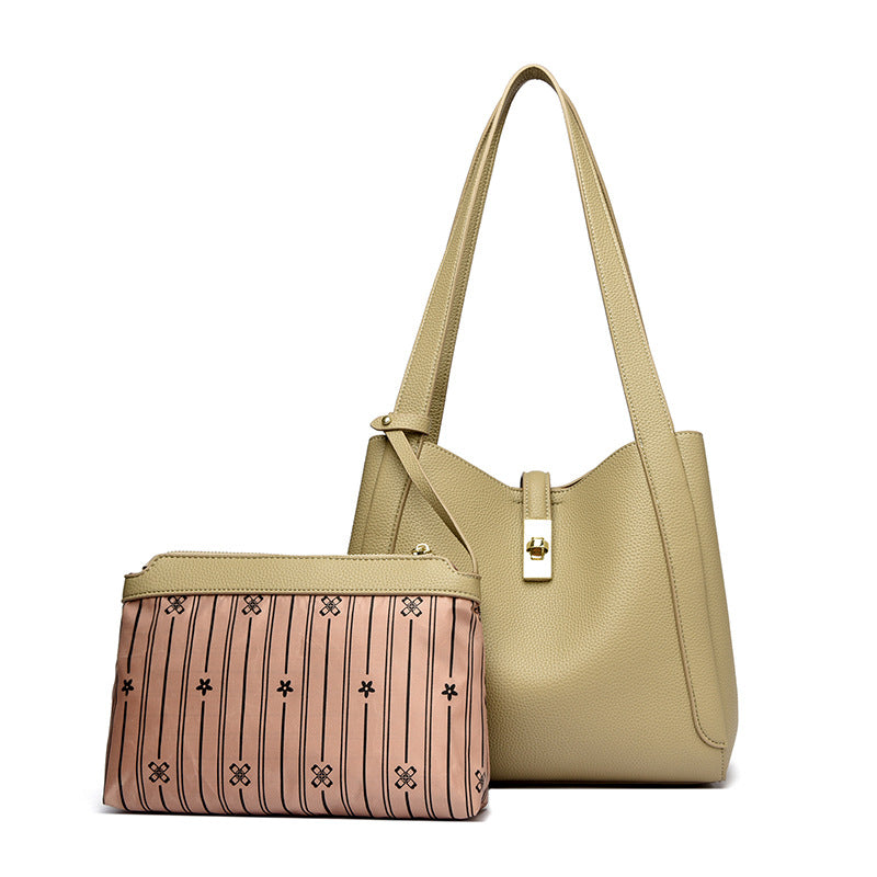 Elegant Structured Shoulder Tote Bowlift