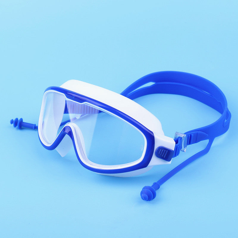 Swimming mask with ergonomic fit and clear view Bowlift