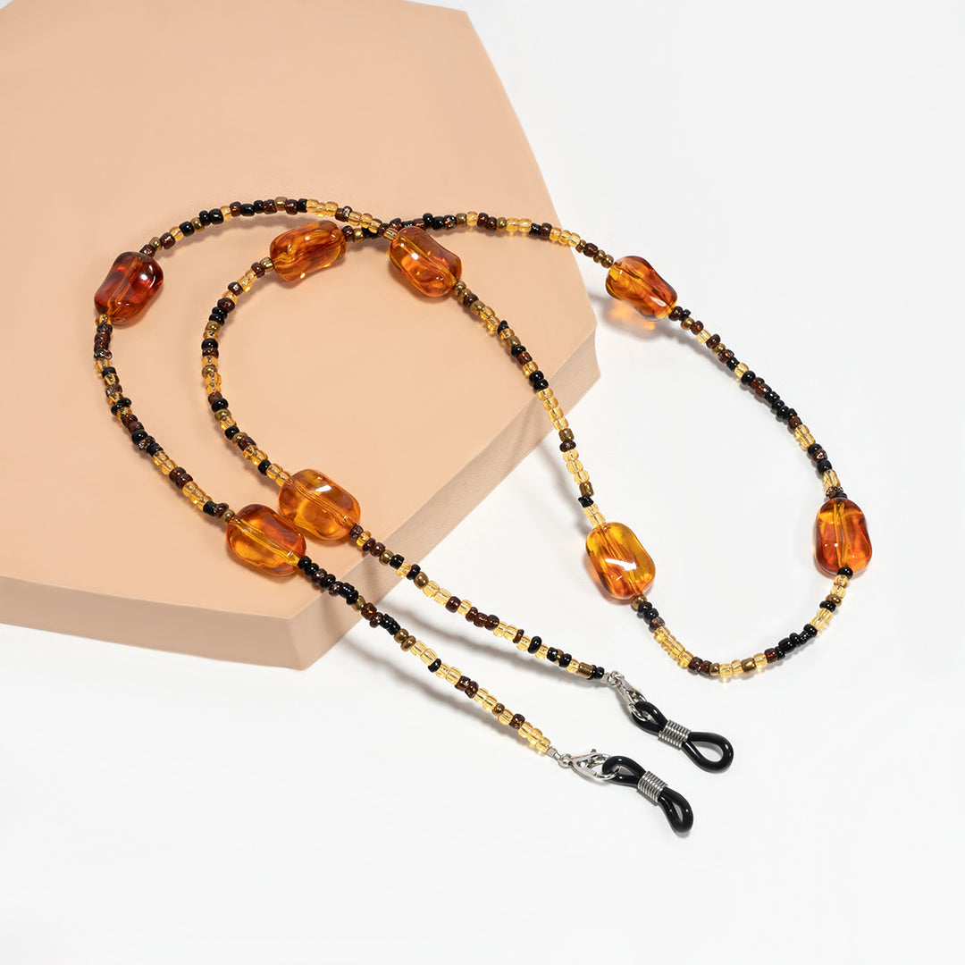 Elegant Artisan Beaded Eyewear Chain Bowlift
