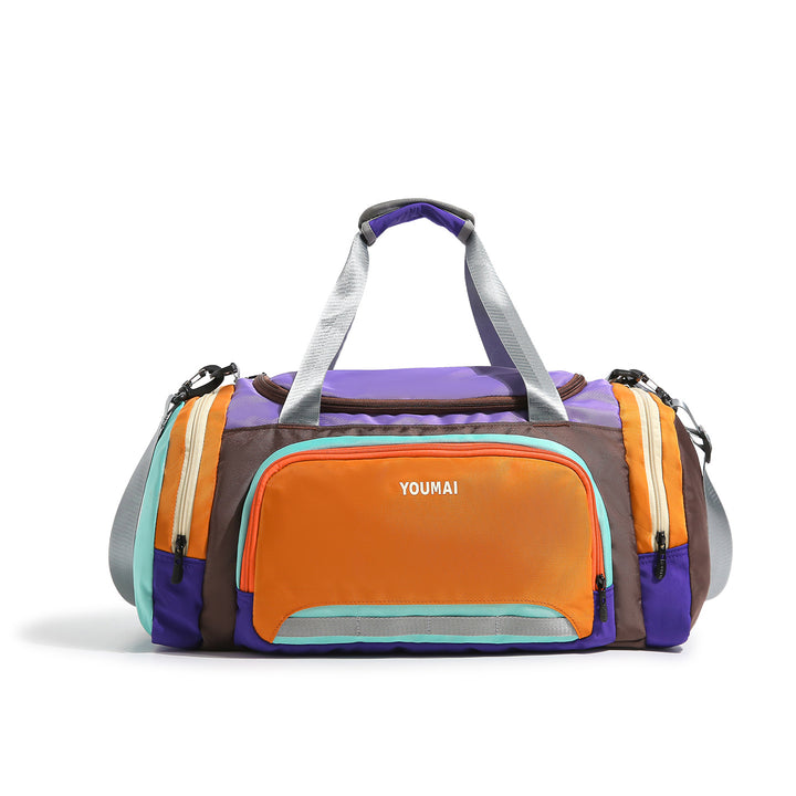 Colorful Multi-Compartment Sports Duffel
